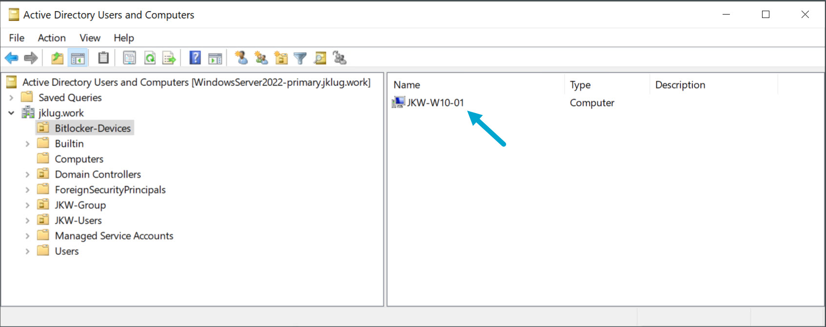Enable Bitlocker Encryption, store Recovery Key in Active Directory ...