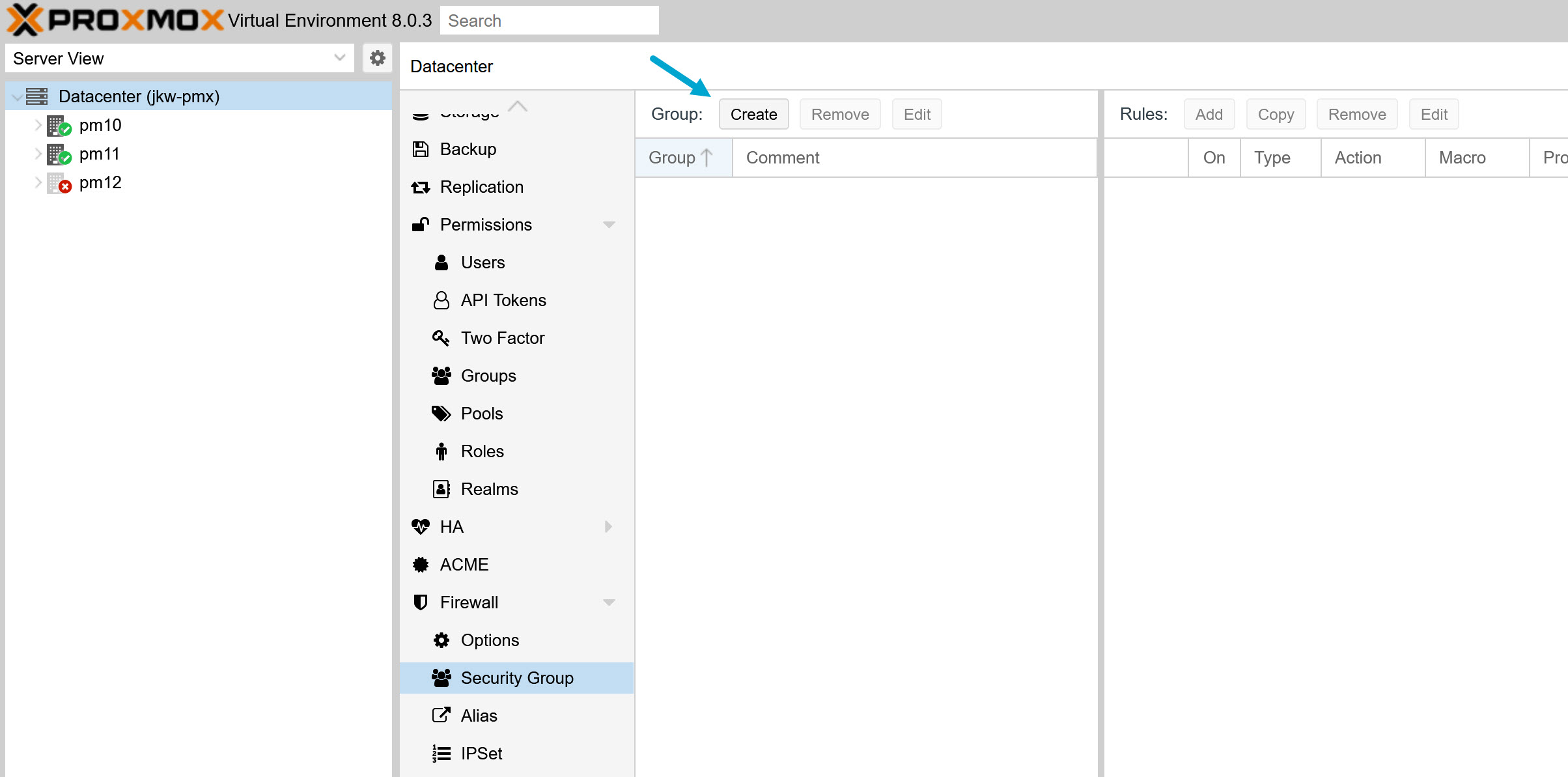 Proxmox Hypervisor High availability Cluster Firewall Proxmox 