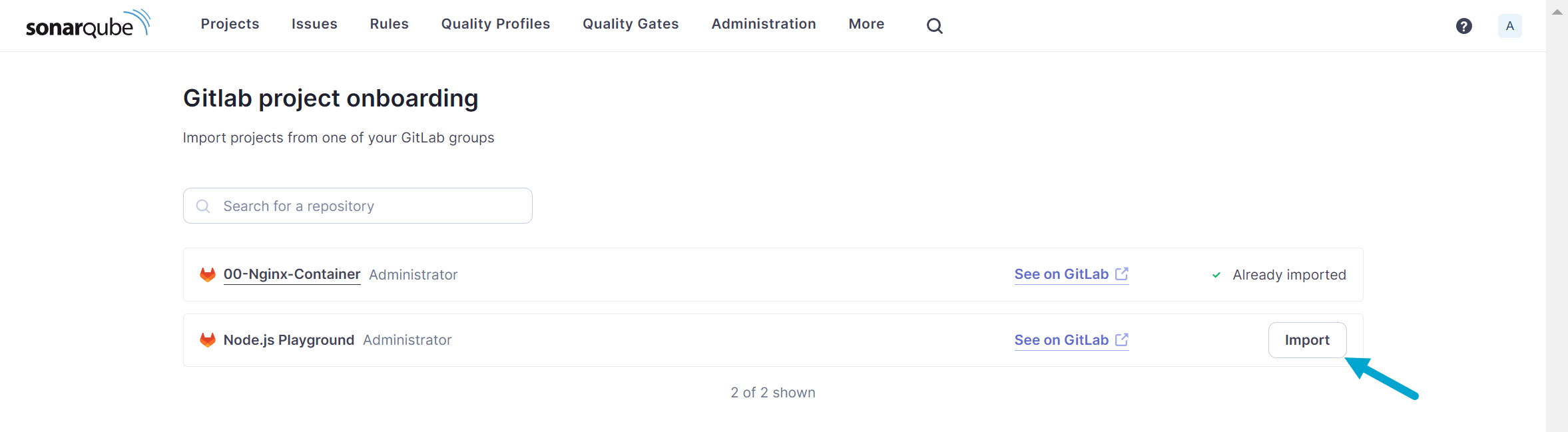 Sonarqube - Docker Compose Stack: Code Inspection with GitLab ...