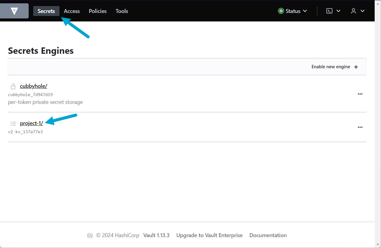 Hashicorp vault docker compose deployment with tls encryption and web
